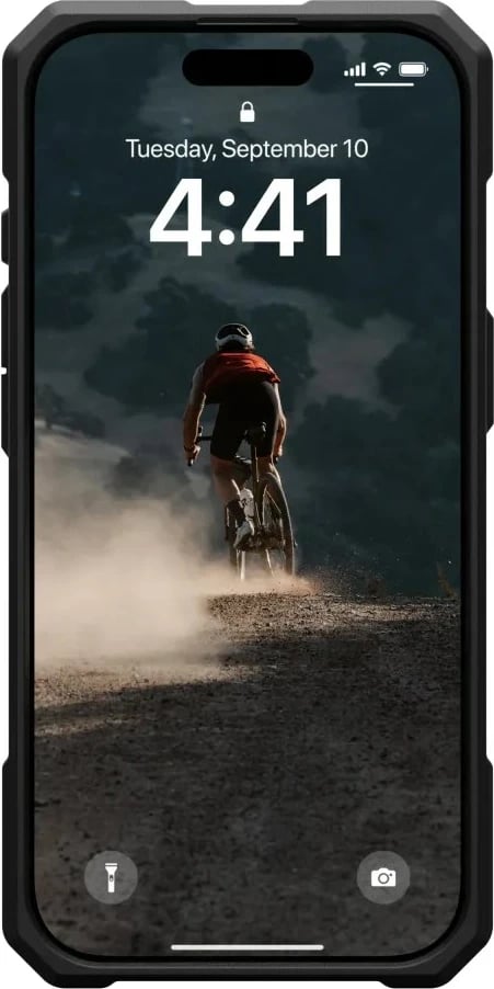 Mbështjellës Urban Armor Gear Monarch Pro për iPhone 16 Pro, i zi