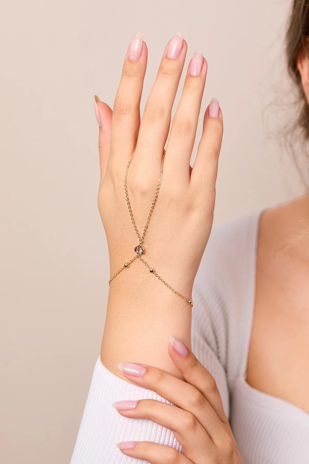 Zinxhir metalik Elika, ngjyrë ari, CSHM9953