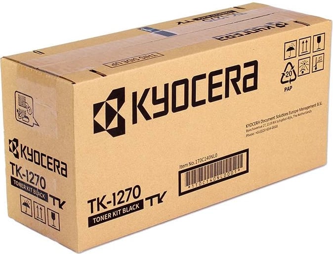 Toner Kyocera TK-1270 (1T0C140NL0), rendiment 9.800-23.700 faqe, i zi