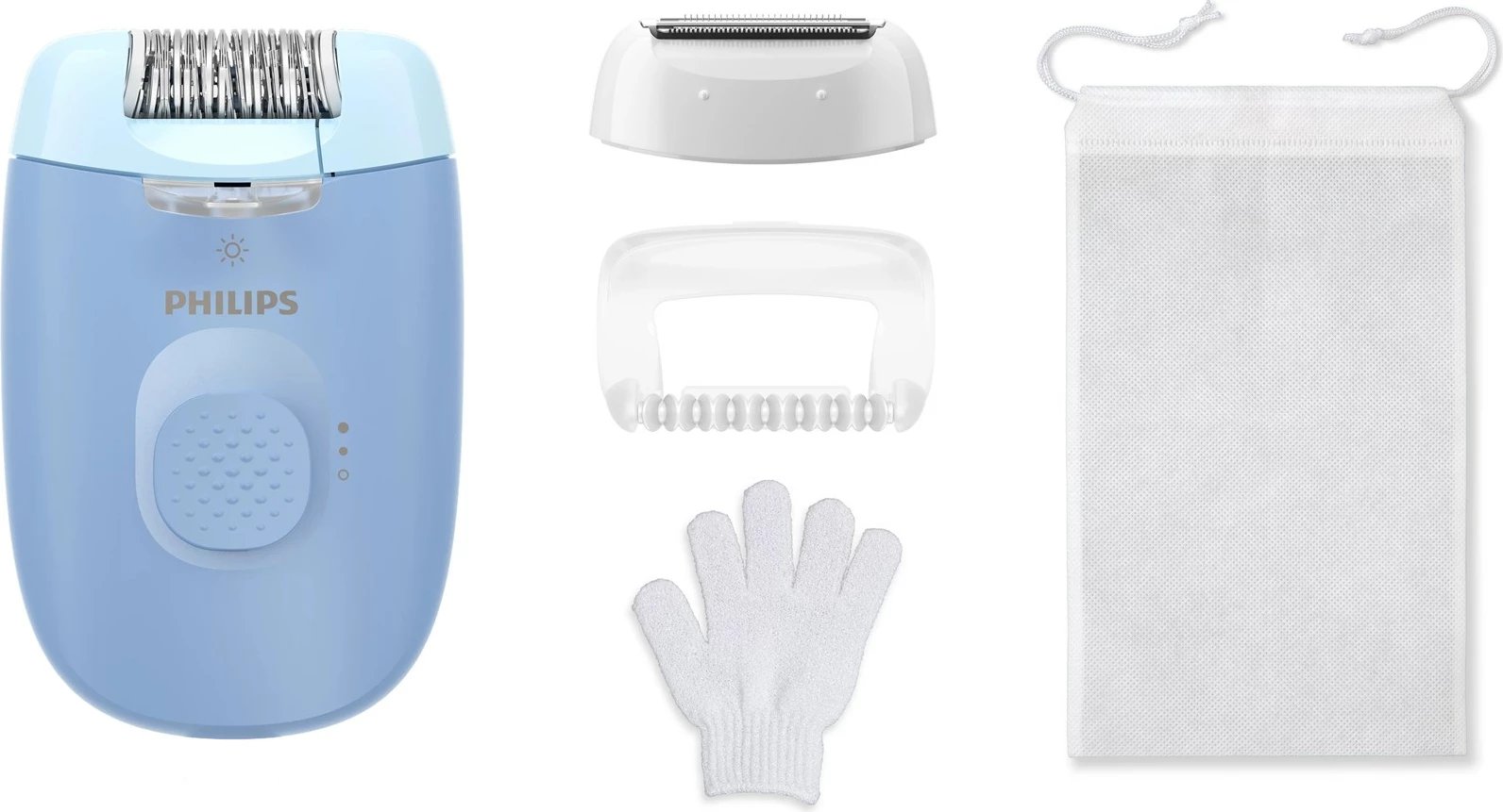 Epilator Philips Series 4000 BRE247/00 me kabllo, kaltër