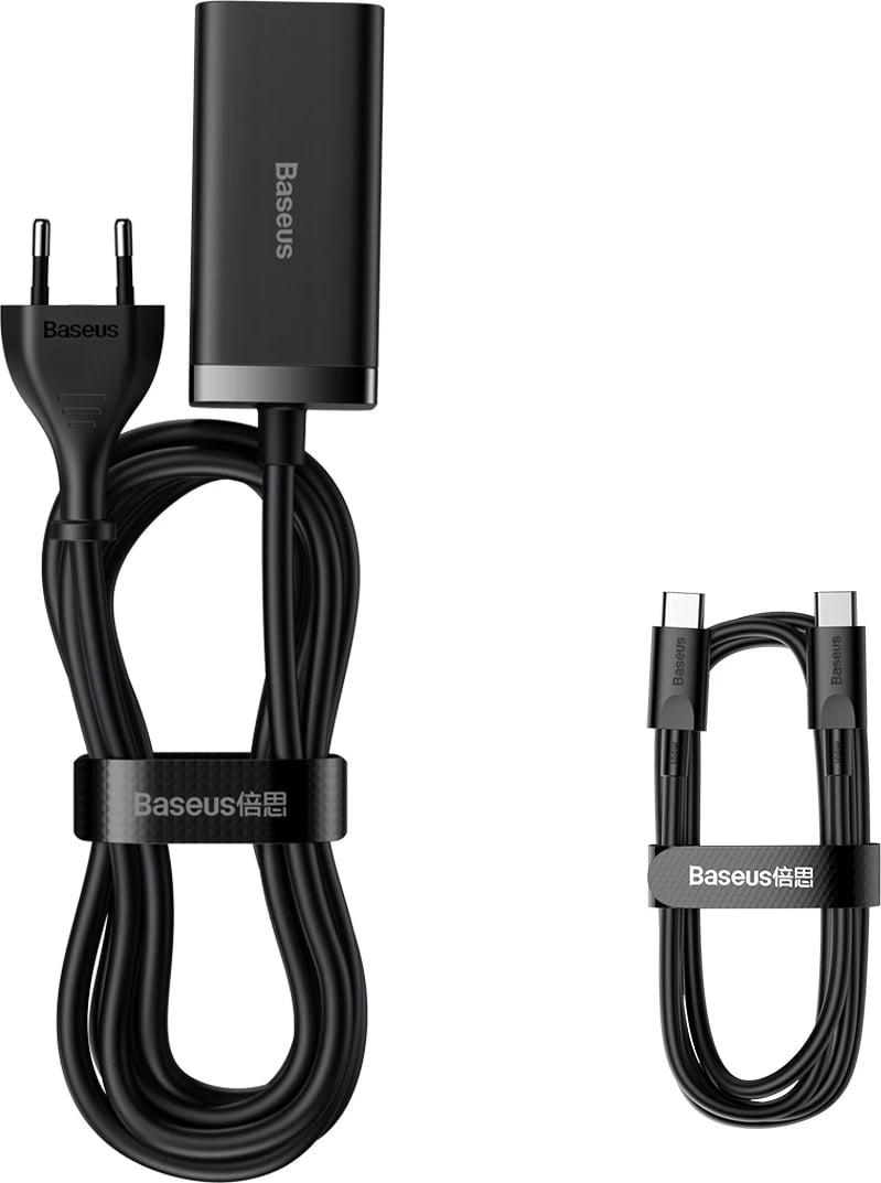 Karikues universal Baseus GaN3 Pro, 100W, 2x USB-C, 2x USB-A, i zi