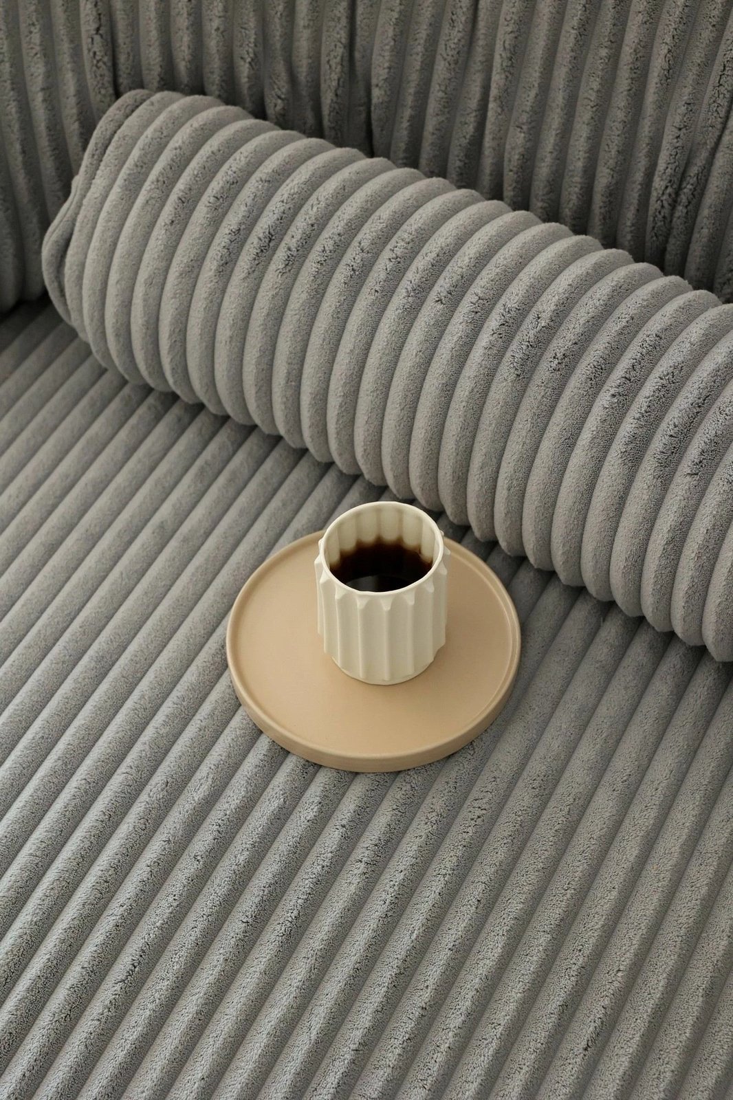 Set divan një vendësh me puf, Atelier del Sofa, anthracite