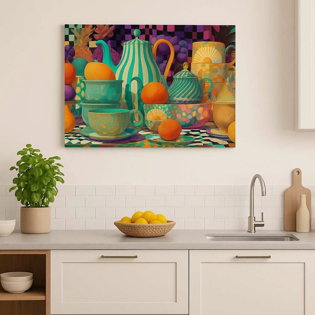 Pikturë dekorative në kanavacë, shumëngjyrëshe, Wallity, Hm_Cnvs26-31, 50x70cm