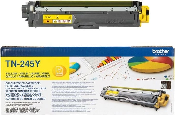 Toner, Brother TN-245Y 2,300 faqe, verdhë