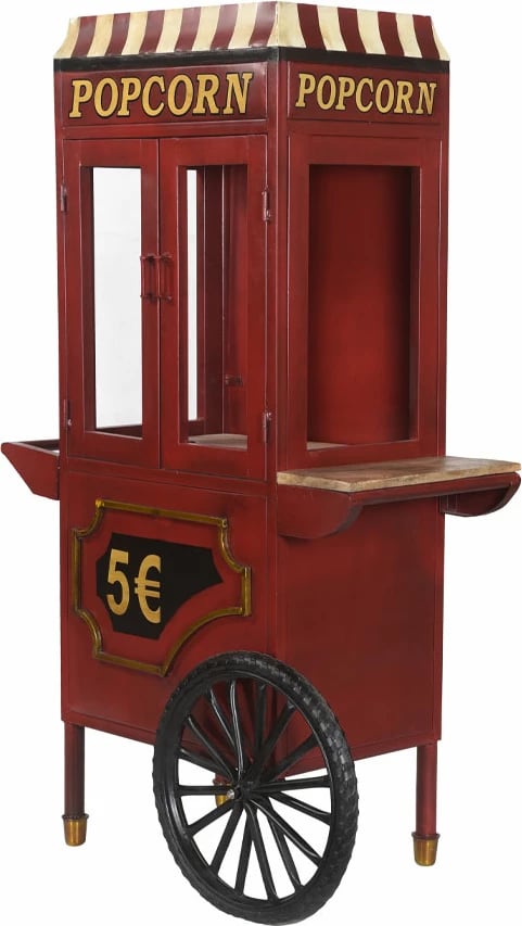 Konsolë për kokoshka, e kuqe-krem, 100x46x160 cm