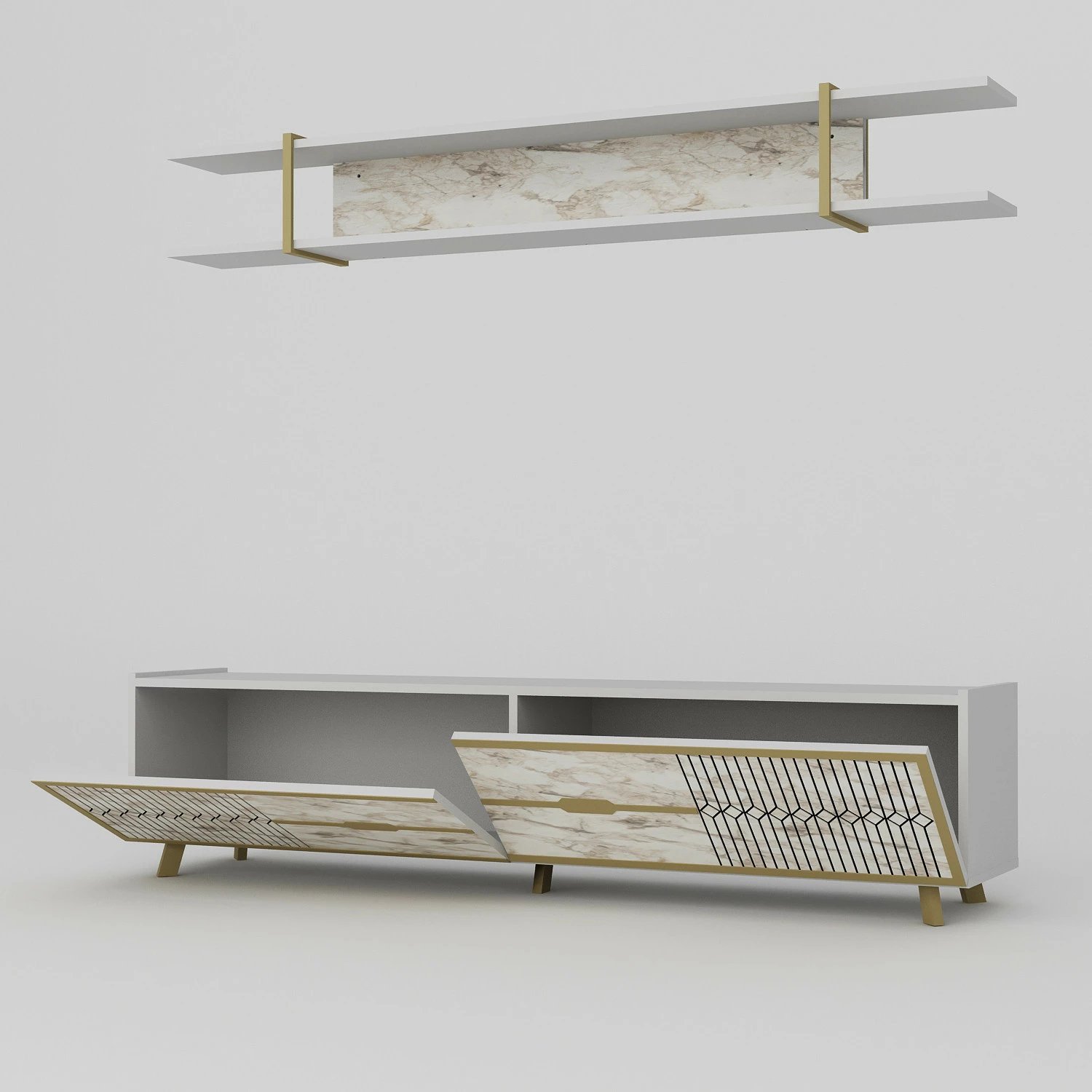 Njësi TV Hanah Home, Frida, e bardhë