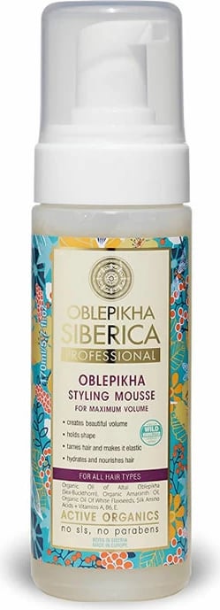 Shkumë për flokë Natura Siberica Oblepikha 200ml