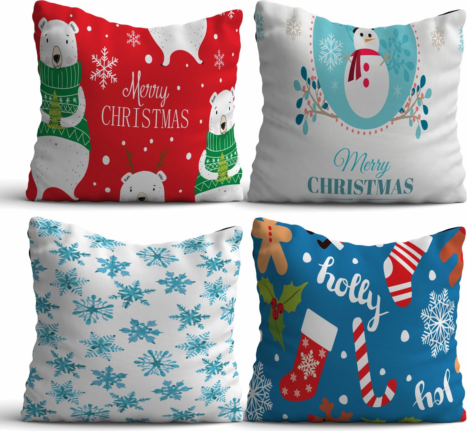 Set jastëkësh (4 copë), Aberto Design, NYXMAS19