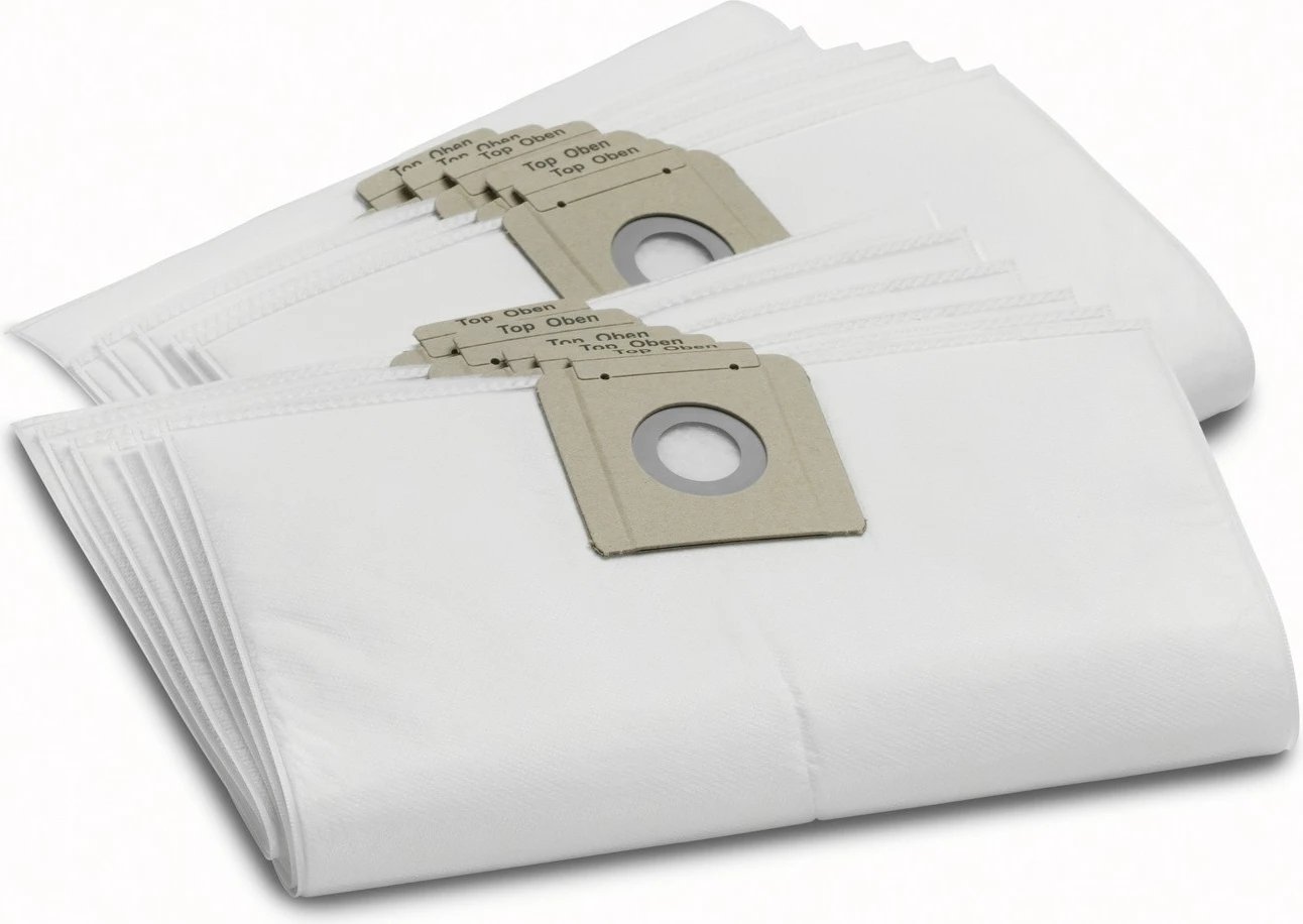 Qese filtruese për fshesë me korrent Karcher 6.904-315.0, set 10 copë, fleece