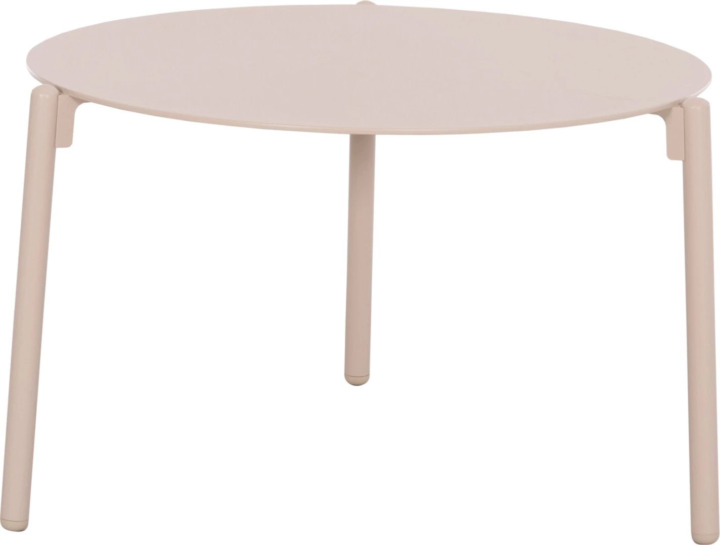 Tavolinë kafeje alumini, ngjyrë krem, ALBERTA CD6357, 62.5x62.5x38cm