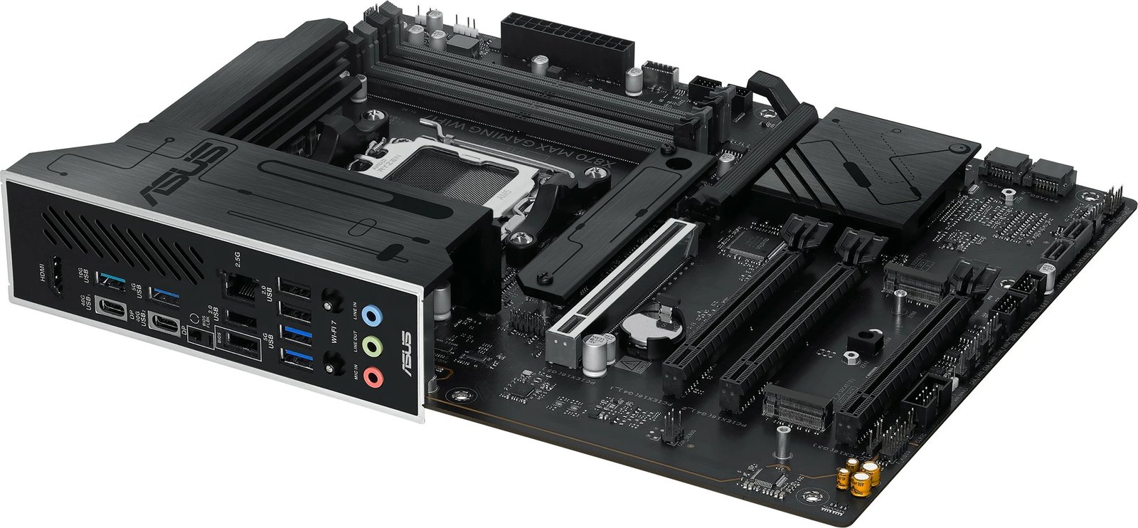 Pllakë amë ASUS X870 MAX GAMING WIFI7, Socket AM5, DDR5, ATX, Wi-Fi 7, e zezë