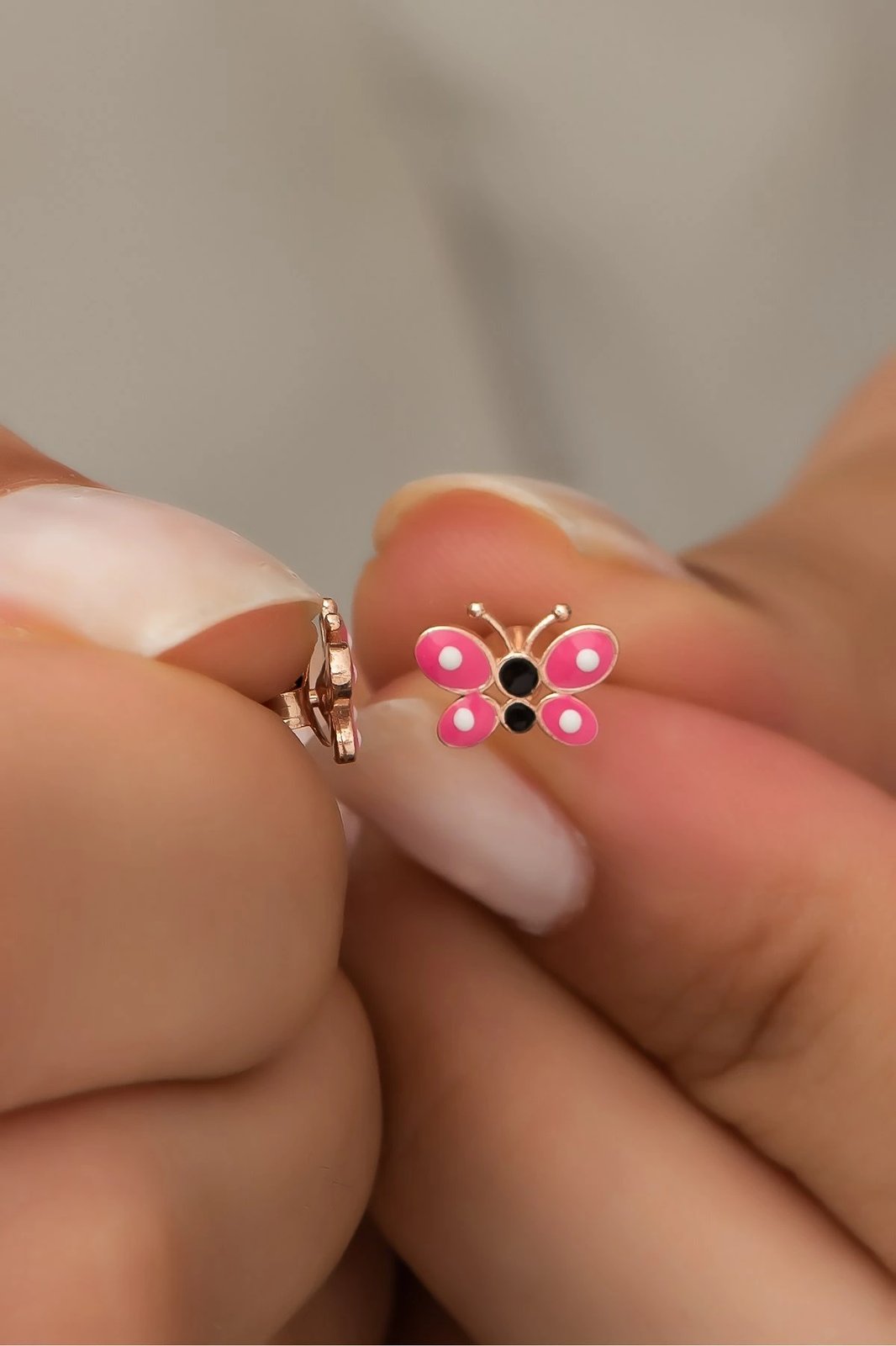 Vathë argjendi Jumeon, ngjyrë rozë gold dhe rozë, NRZ99449