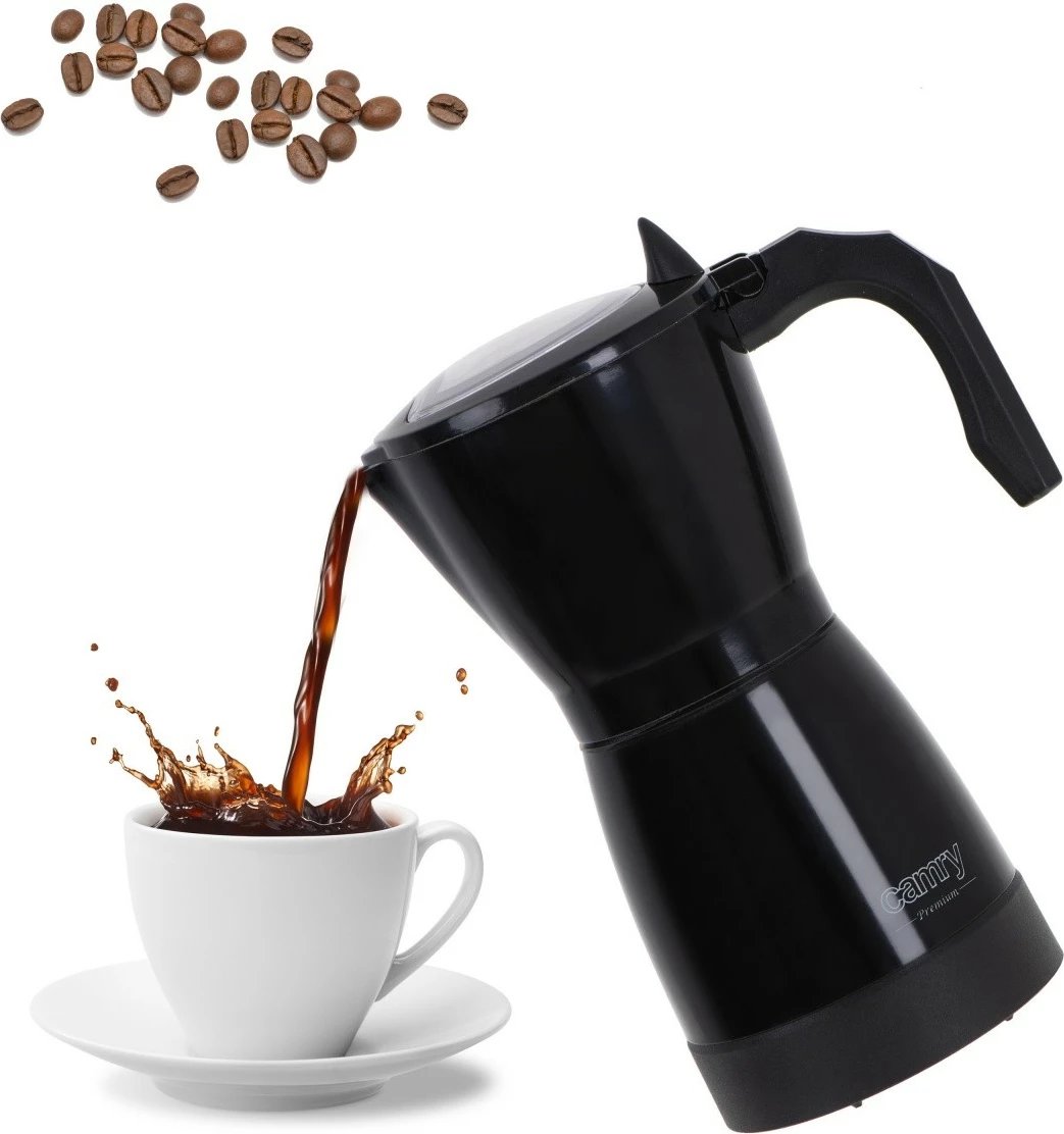 Aparat elektrik për kafe moka Camry CR 4415B, 300 ml, i zi