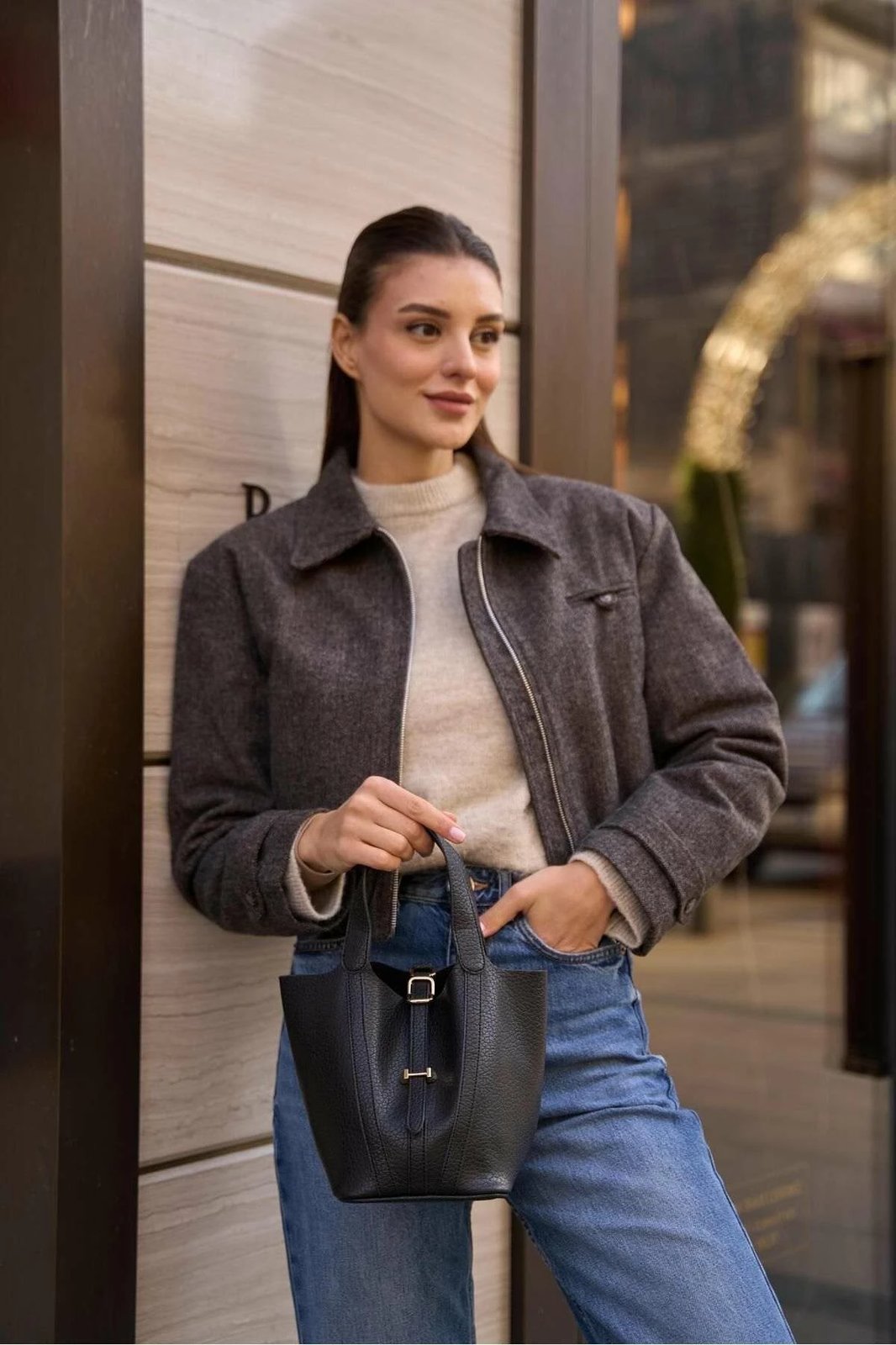 Çantë dore Zoozie, e zezë, MK1020224SV10-006