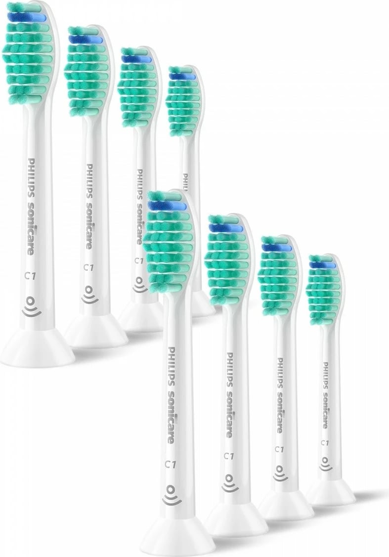 Koka zëvendësuese për furçë dhëmbësh elektrike, Philips ProResults HX6018/87, kompatibile me të gjitha Sonicare, BrushSync, e bardhë, set 8 copë Koka zëvendësuese për furçë dhëmbësh elektrike, Philips ProResults HX6018/87, kompatibile me të gjitha Sonicare, BrushSync, e bardhë, set 8 copë