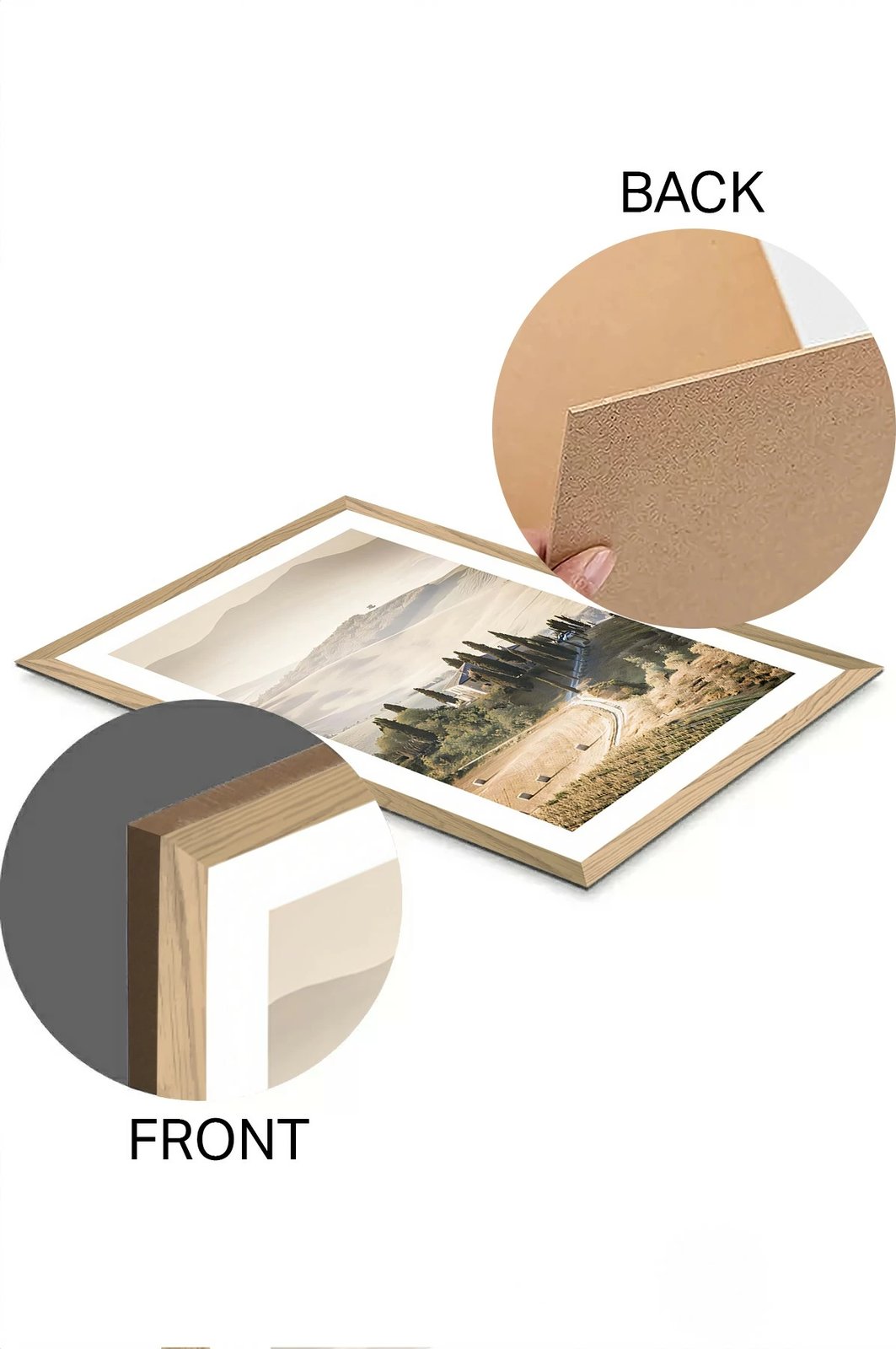 Pikturë dekorative Wallity, MDF, shumëngjyrëshe, 33x48cm