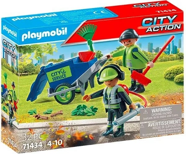 Set lodrash Playmobil City Action 71434 Cleaning Team for the City, 32 pjesë