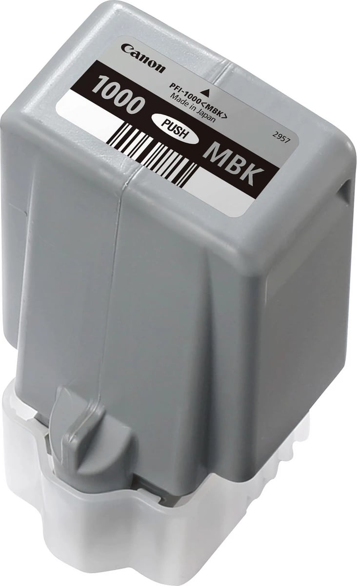 Kasetë boje, Canon, PFI-1000 MBK 0545C001, standard, e zezë mat