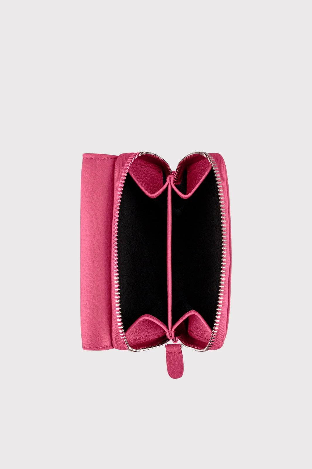 Portofol për gra, lëkurë natyrale, ngjyrë fuchsia, Zoozie Bags, Moon