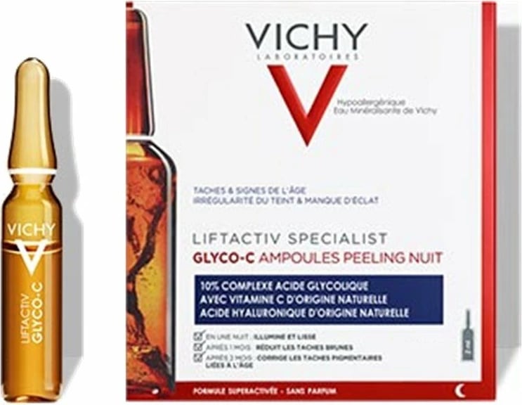 Ampullë Vichy Liftactiv Specialist Glyco-C Night Peeling Ampoules, 10amp