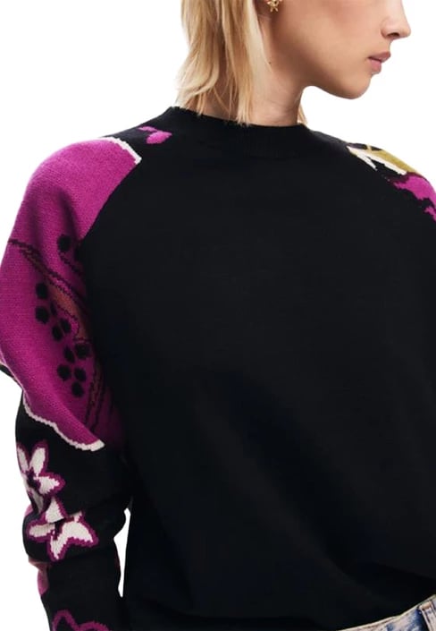Maglia Desigual për femra, e zezë