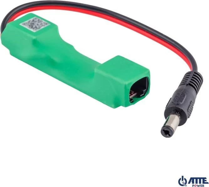 Adapter PoE Atte ASDC-12-124-HS, i gjelbër