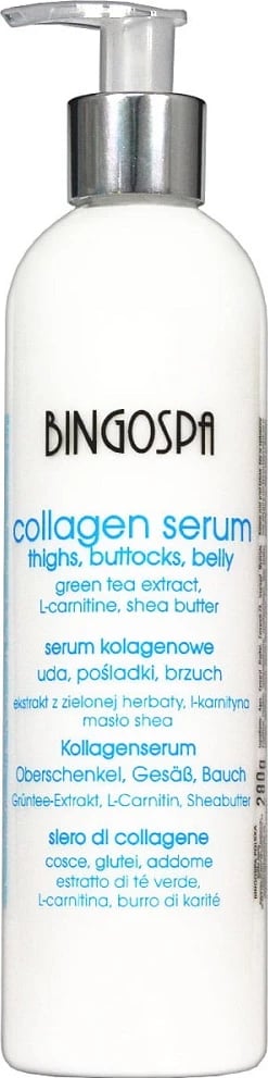 Serum për trup BingoSpa kolagjen për kofshë, vithe, bark për femra 280ml