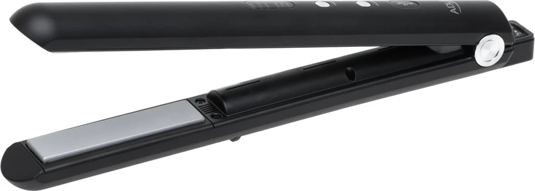 Hekur për drejtim flokësh Adler AD 2327b, qeramik, i zi