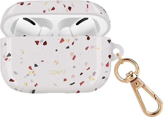 Mbështjellës UNIQ Coehl Terrazzo për AirPods Pro, Bardhë