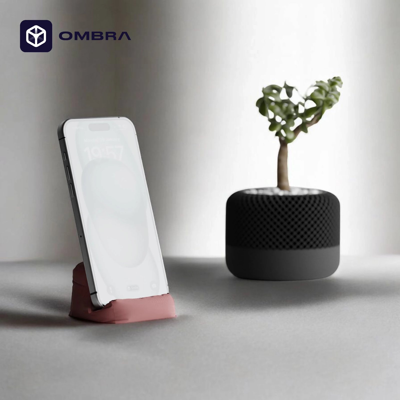 Mbajtëse për telefon "The Phone Bean Bag", e vjollcë