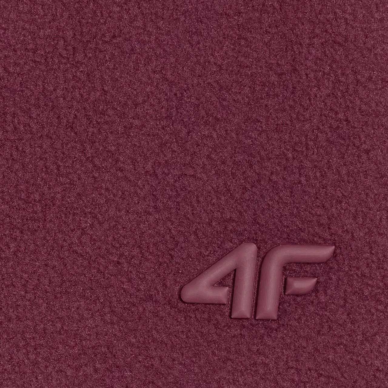 Duks fleece për femra 4F, burgundy
