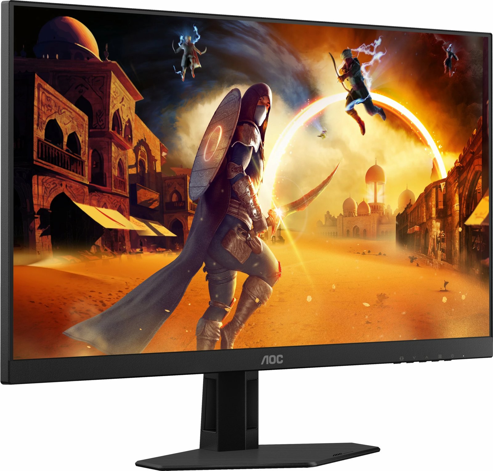 Monitor gaming AOC 27G4HRE 27 inç, Full HD, 200Hz, IPS, i zi/kuq Monitor gaming AOC 27G4HRE 27 inç, Full HD, 200Hz, IPS, i zi/kuq