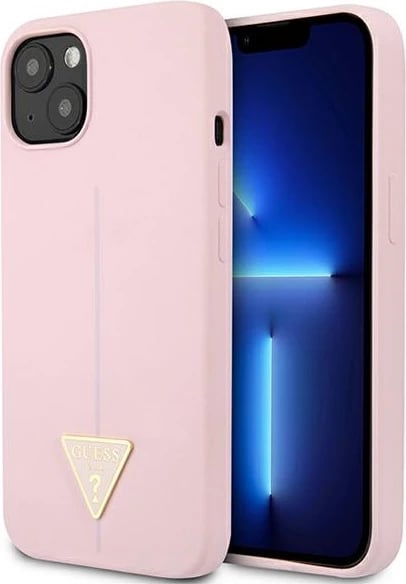 Mbështjellës Guess GUHCP13SSLTGU për iPhone 13 mini 5.4", silikon, vjollcë