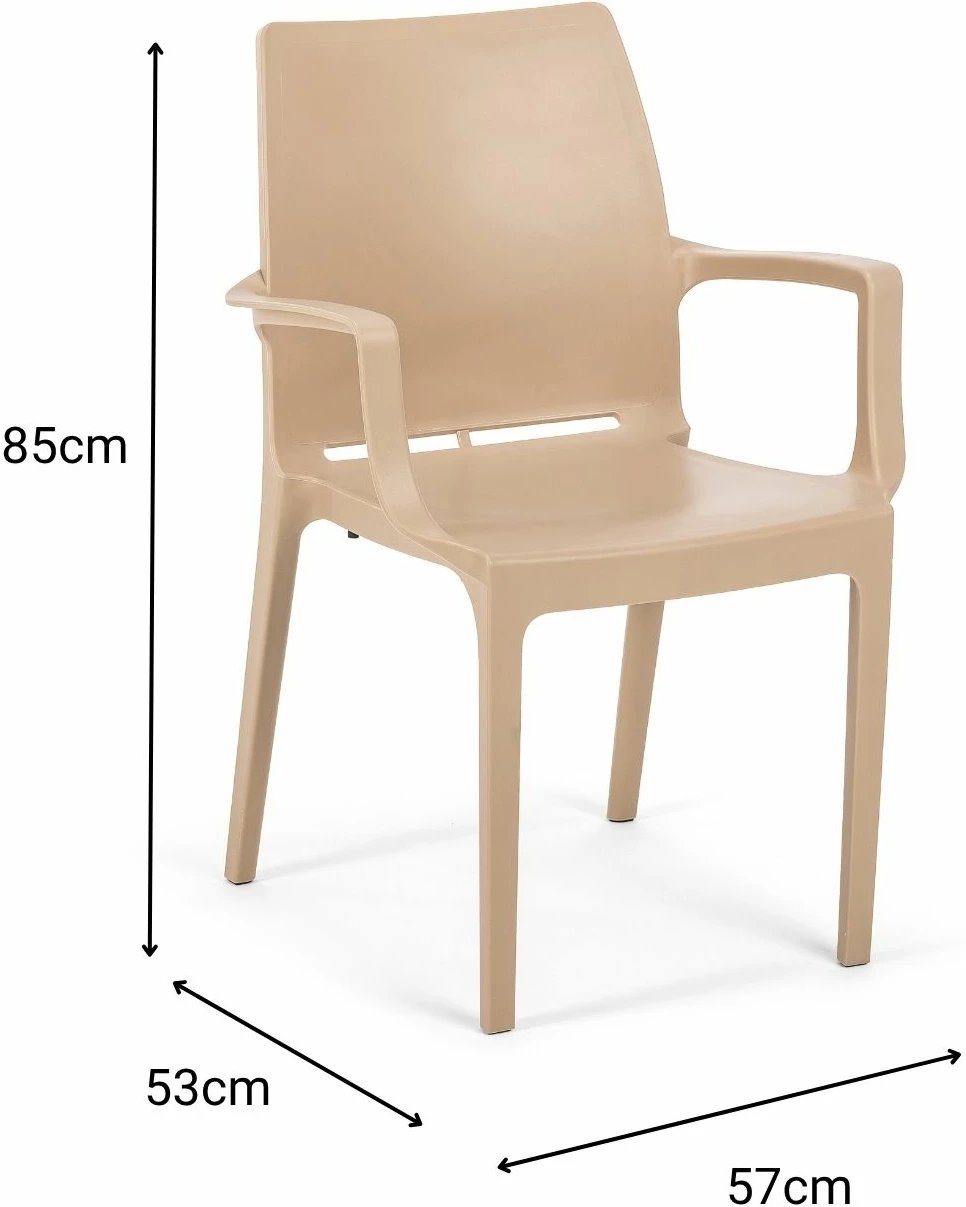 Karrige Skye Decor, Eve, ngjyrë kafe e çelët