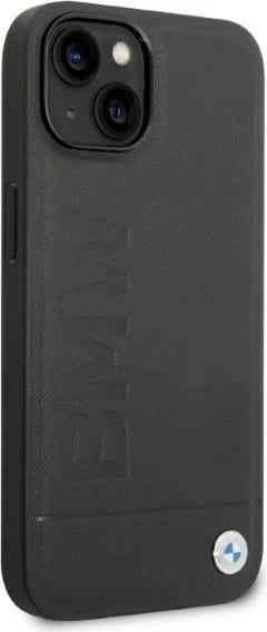 Mbështjellës BMW BMHMP14MSLLBK për iPhone 14 Plus, hardcase, MagSafe, zi