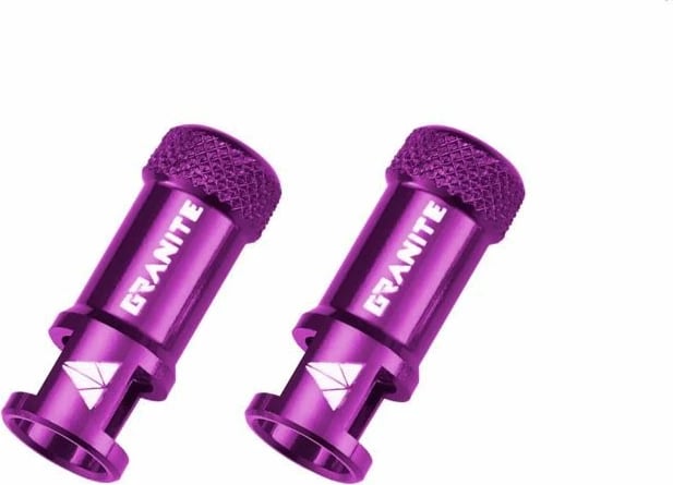 Kapakë valvulash për biçikletë Granite, të vjollcë