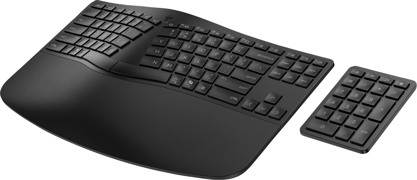 Tastierë pa tela HP 960 Ergonomic, Membranë, QWERTY, Zezë