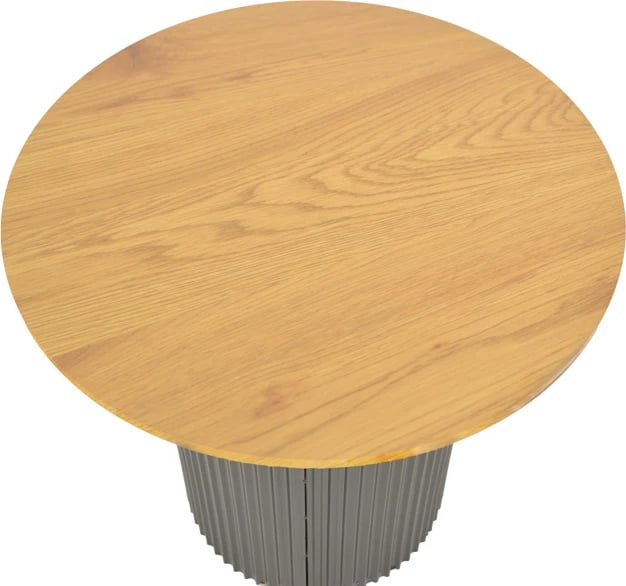 Tavolinë anësore Dovel, MDF, ngjyrë sonoma-e zezë, 50x45cm