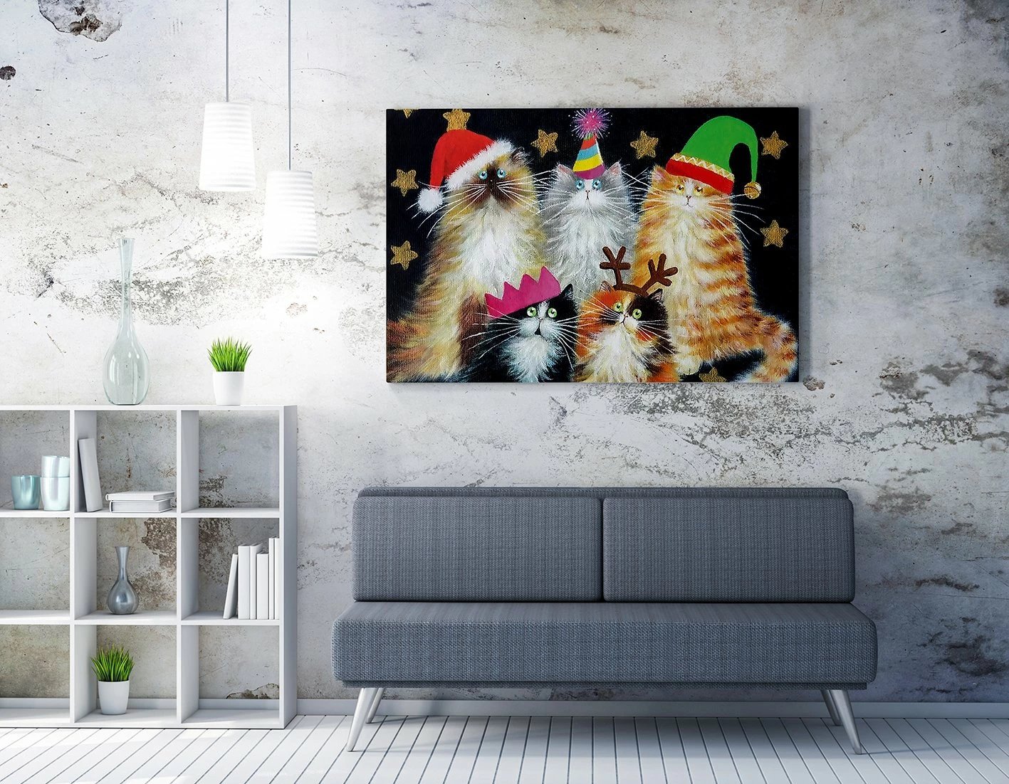 Pikturë dekorative në kanavacë, shumëngjyrëshe, Wallity WY270, 70x100cm