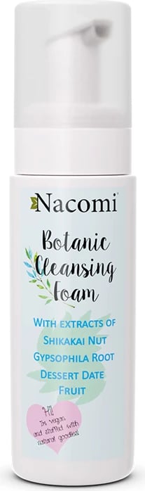Shkumë pastruese për fytyrë Nacomi Botanic Cleansing Foam për femra 150ml