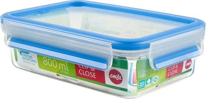 Enë ushqimi Emsa 508539, 800ml, plastikë, kapak blu