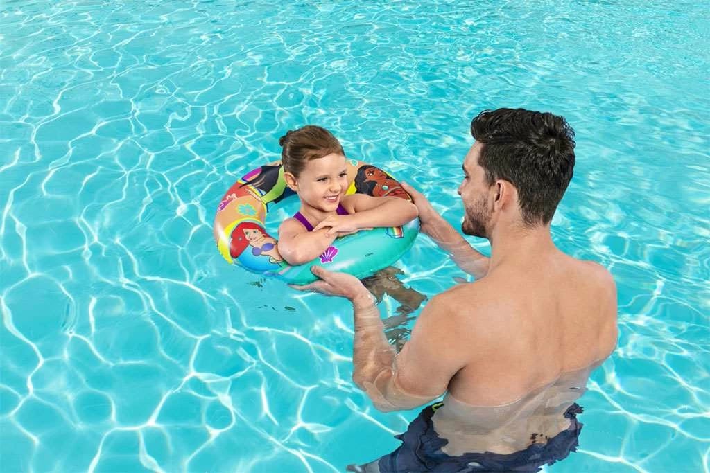 Rreth noti i fryshëm, Bestway Princesses, 56 cm, për fëmijë 3+, me valvul sigurie, multingjyrësh