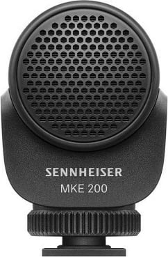Mikrofon kondensator Sennheiser MKE 200, supercardioid, i zi
