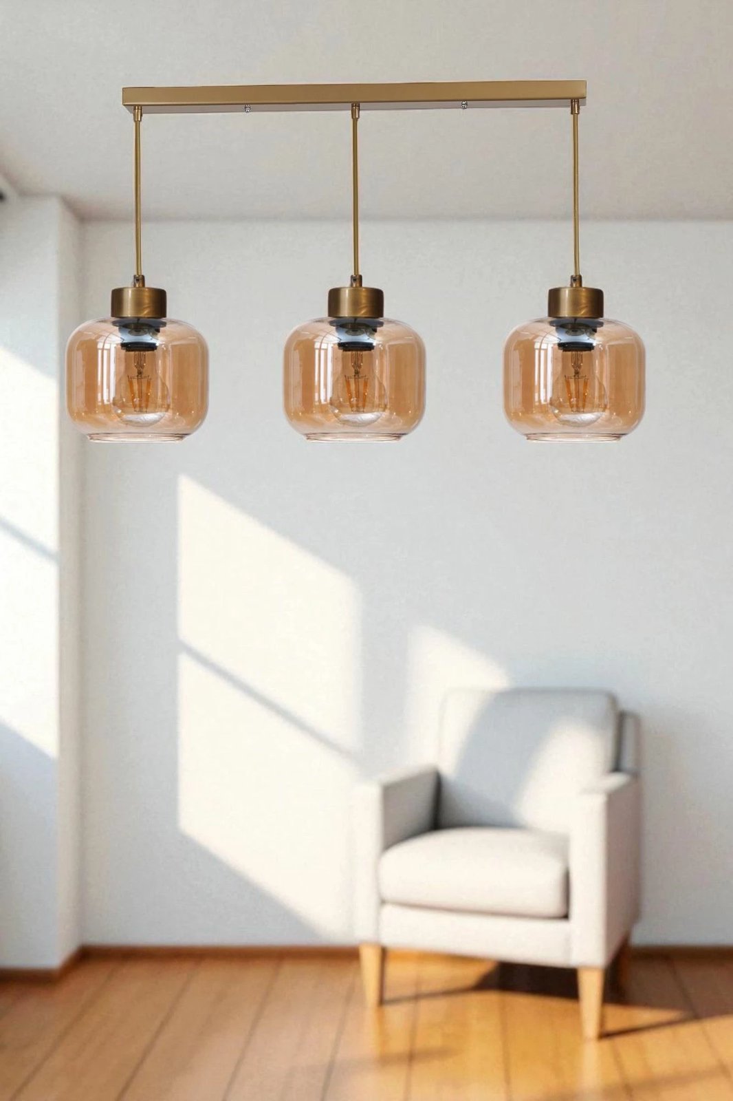 Llambë tavani Opviq, ngjyrë mjaltë dhe ari, 9060-5