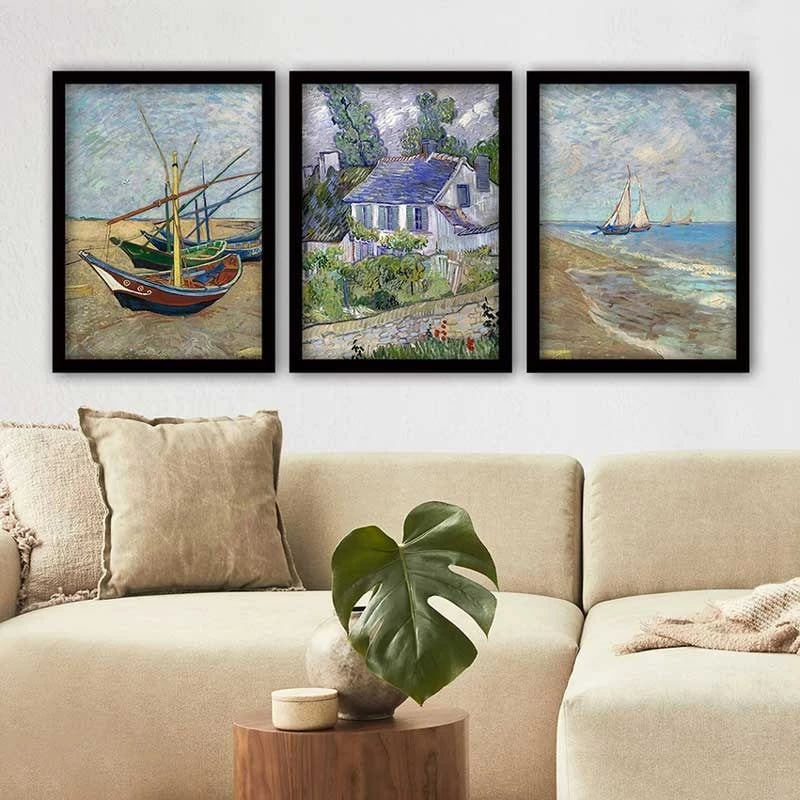 Set pikturash dekorative me kornizë (3 copë), Wallity, 3SC_UN3864925_3545