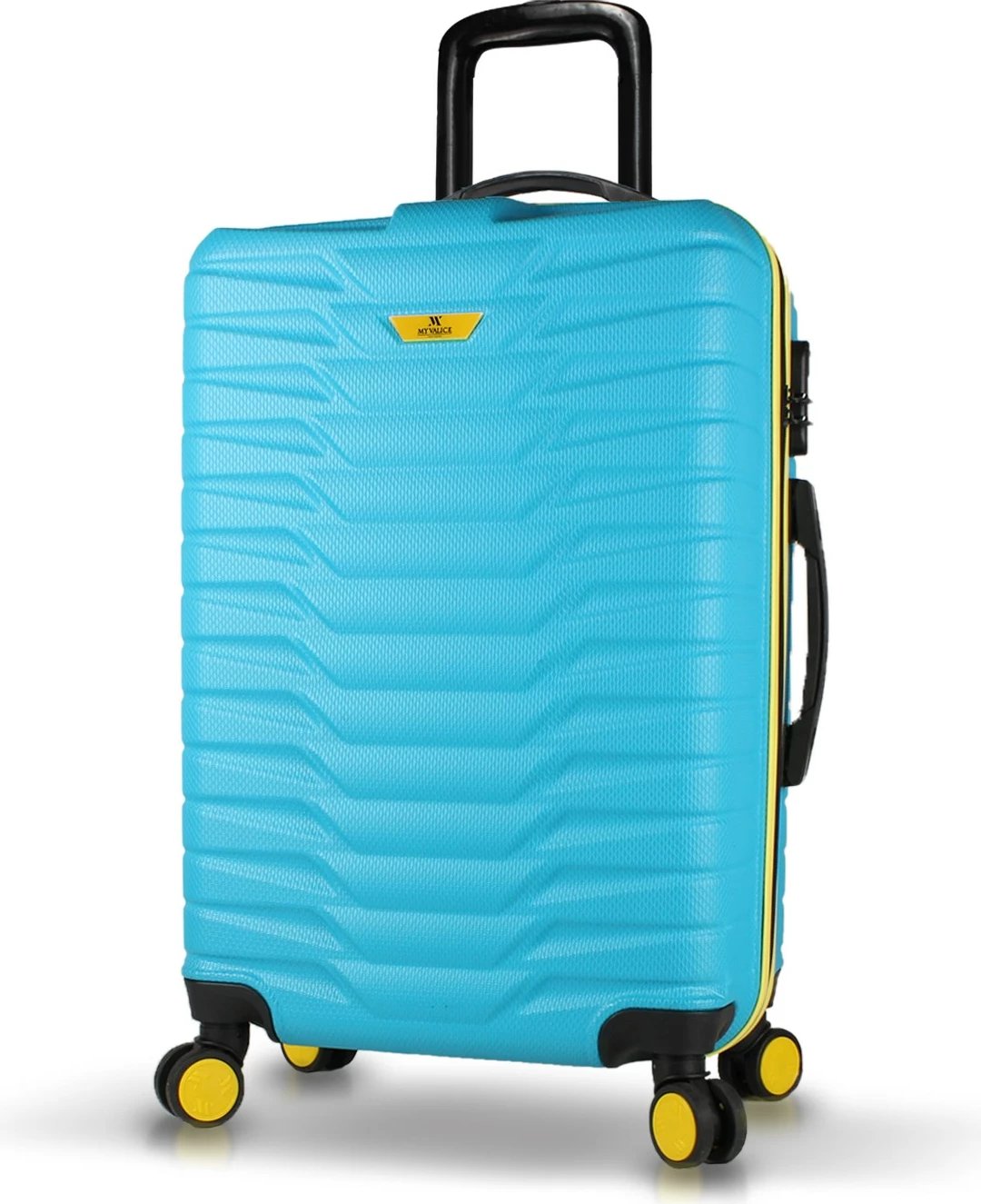 Valixhe udhëtimi, ngjyrë turquoise, Zoozie Bags, 5943, mesatare, 65x41x27cm