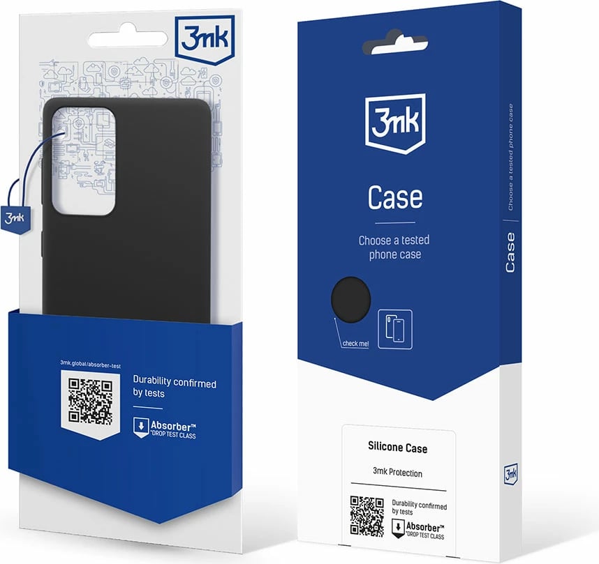 Mbështjellës silikon Samsung Galaxy A52/A52 5G/A52s 5G 3mk, i zi