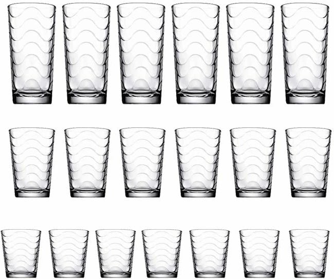 Set gotash prej qelqi (18 copë), Hermia Concept, PB-96066 Set gotash prej qelqi (18 copë), Hermia Concept, PB-96066