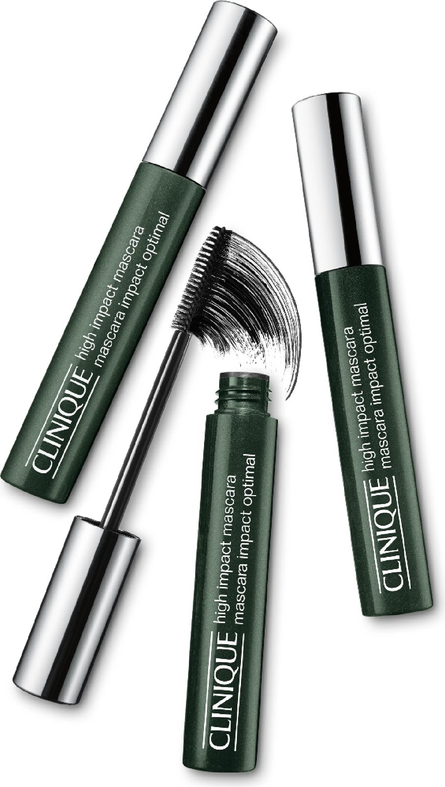 Set maskarë Clinique High Impact 01, 3 copë