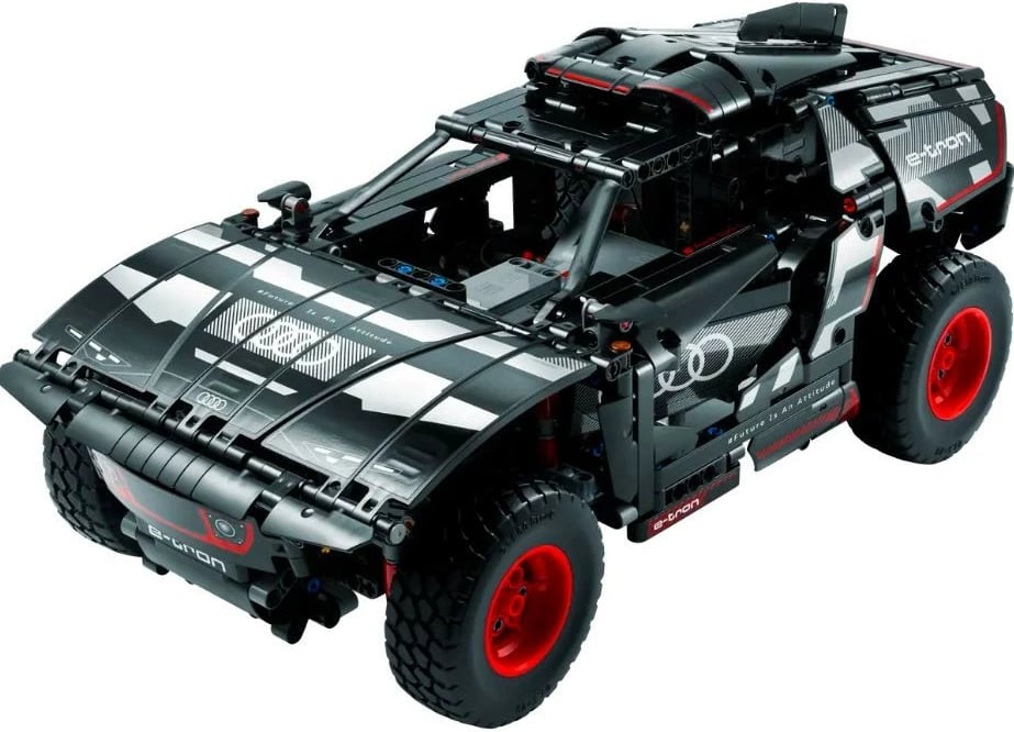 Set ndërtimi LEGO Technic Audi RS Q e-tron 42160, 914 pjesë, i zi